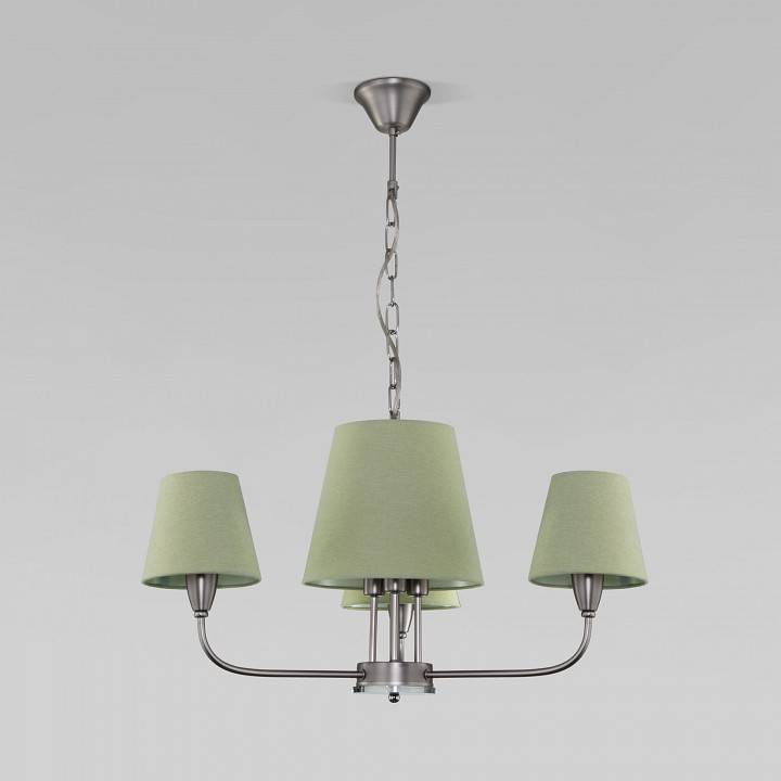 Подвесная люстра Eurosvet Milos 60153/6 никель 60153/6