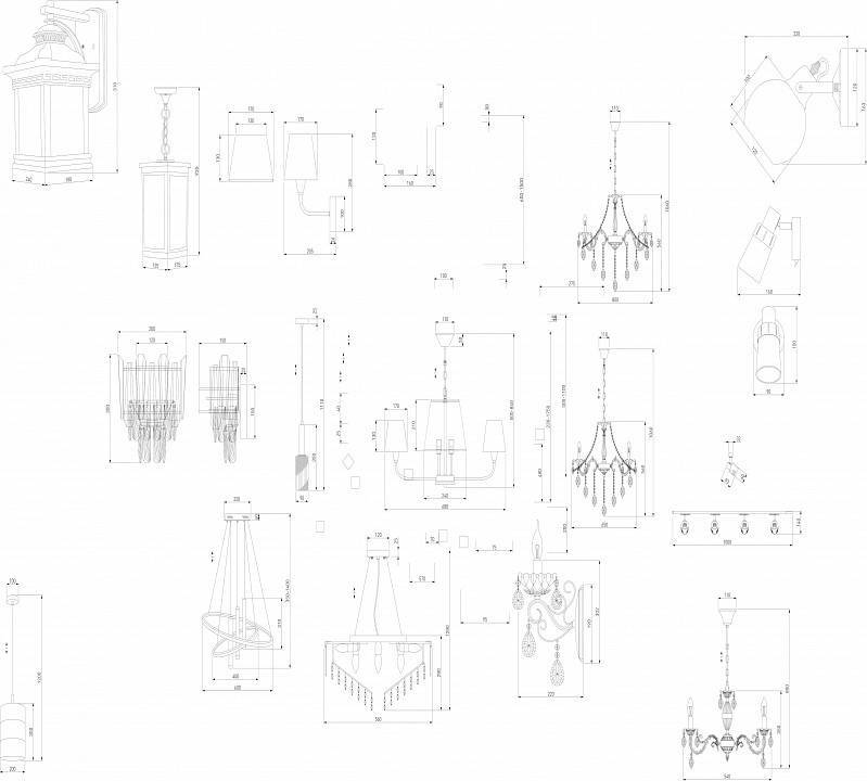 Подвесная люстра Eurosvet Milos 60153/6 никель 60153/6