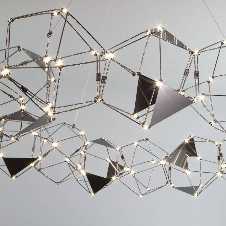 Подвесная люстра Eurosvet Uma черный жемчуг 90369/15