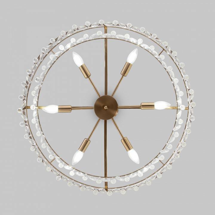 Люстра на штанге Eurosvet Sophie 60165/6 латунь