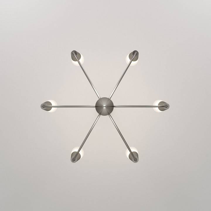 Подвесная люстра Eurosvet Rhyton 60167/6 никель