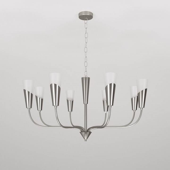 Подвесная люстра Eurosvet Rhyton 60167/8 никель
