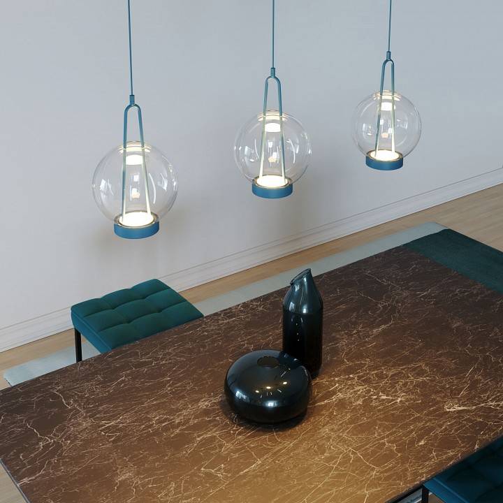 Подвесной светильник Eurosvet Frasco 50267/1 LED синий