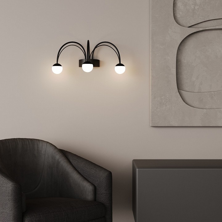 Бра Eurosvet Ragno 90031/3 черный