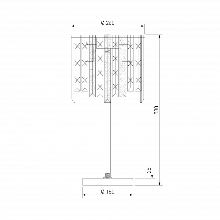 Настольная лампа декоративная Eurosvet Radiance 108011