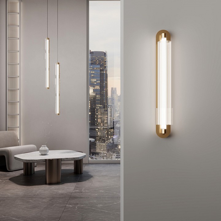 Накладной светильник Eurosvet  303071 LED латунь