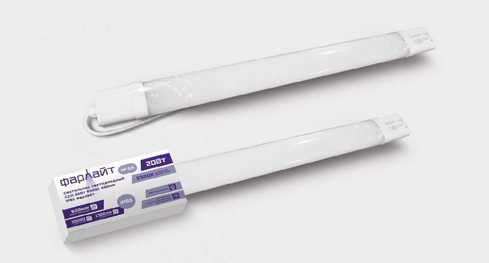 Светильник светодиодный пылевлагозащищенный Farlight ССП 24 Вт 4000 К IP65 FAR002067