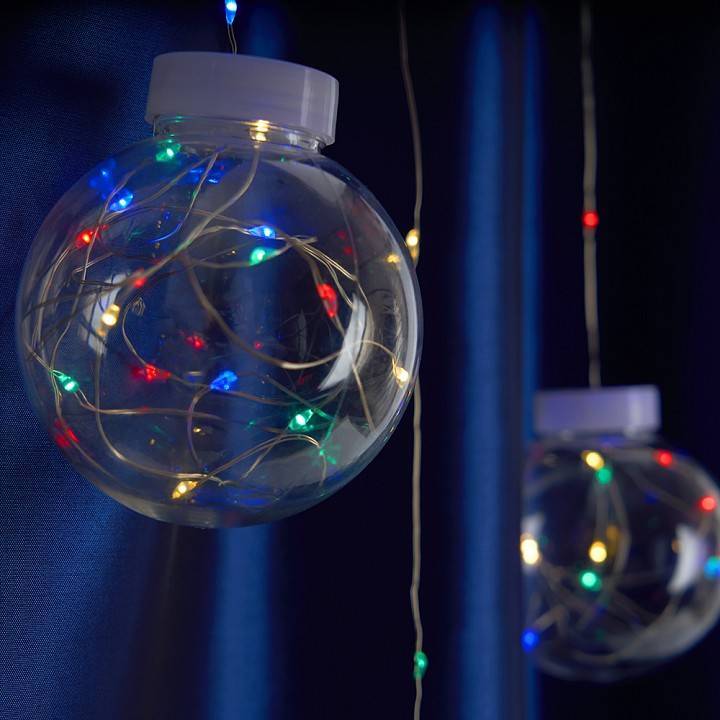 Гирлянда с насадками Feron CL592 Шарики 5 м 20 LED теплый белый 41643