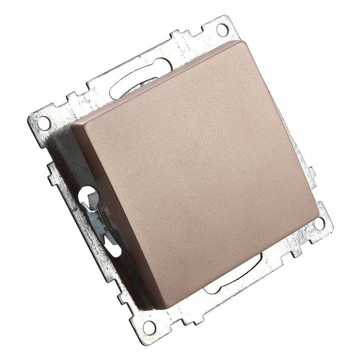 Выключатель одноклавишный без рамки Stekker Катрин 49179