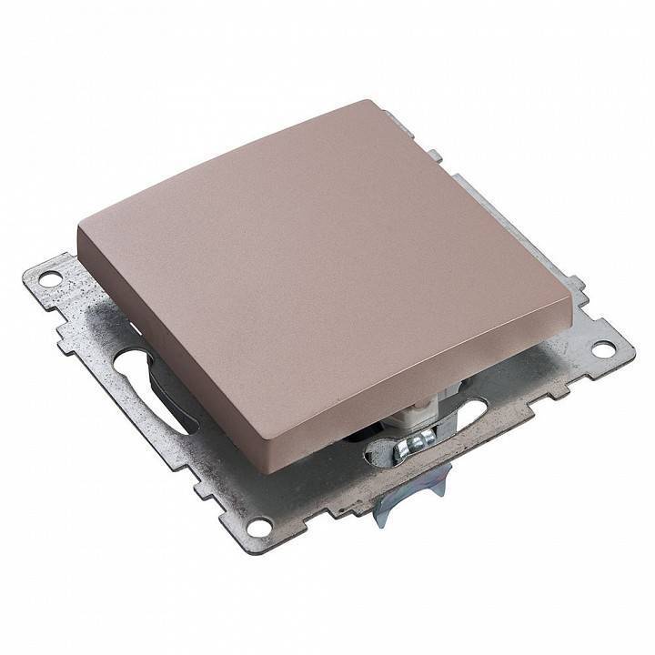 Выключатель одноклавишный без рамки Stekker Катрин 49179