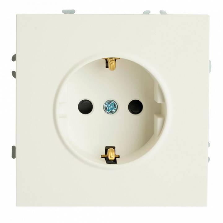 Розетка без заземления и с шторкой, без рамки Stekker RST16-5110-01 49880