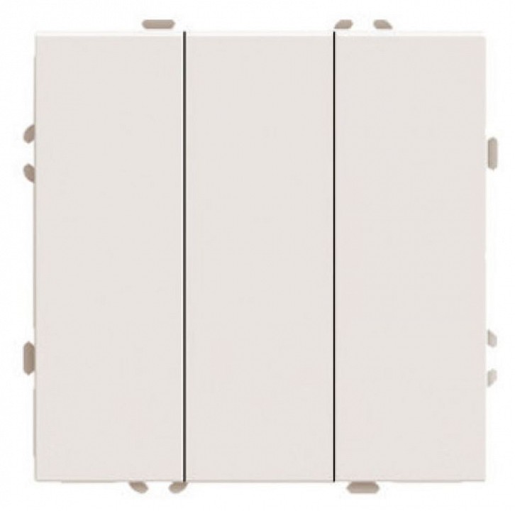 Выключатель трехклавишный без рамки Stekker Эмили 49896