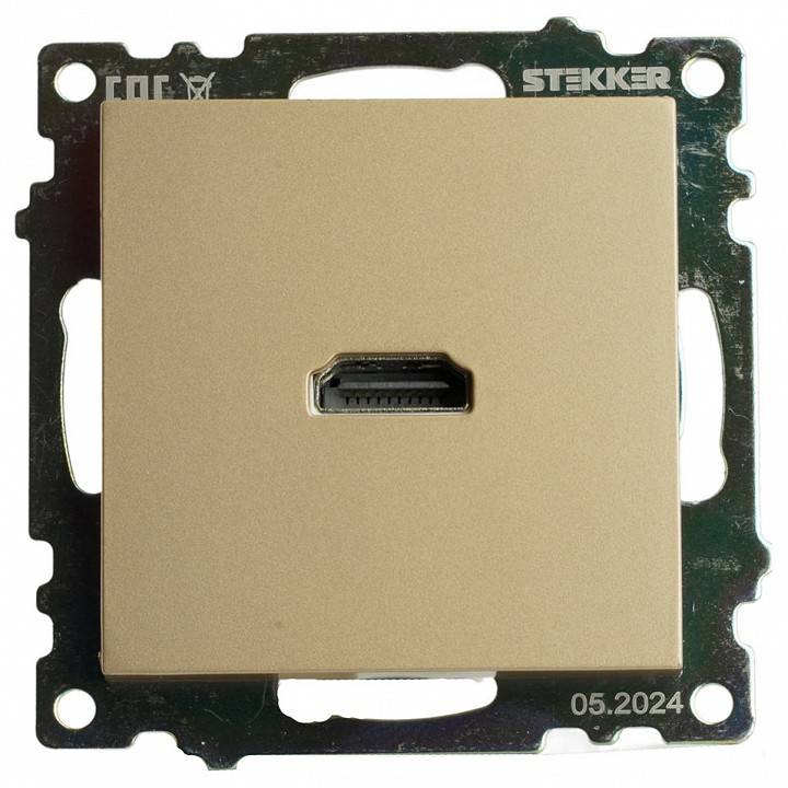 Розетка HDMI без рамки Stekker Катрин 50060