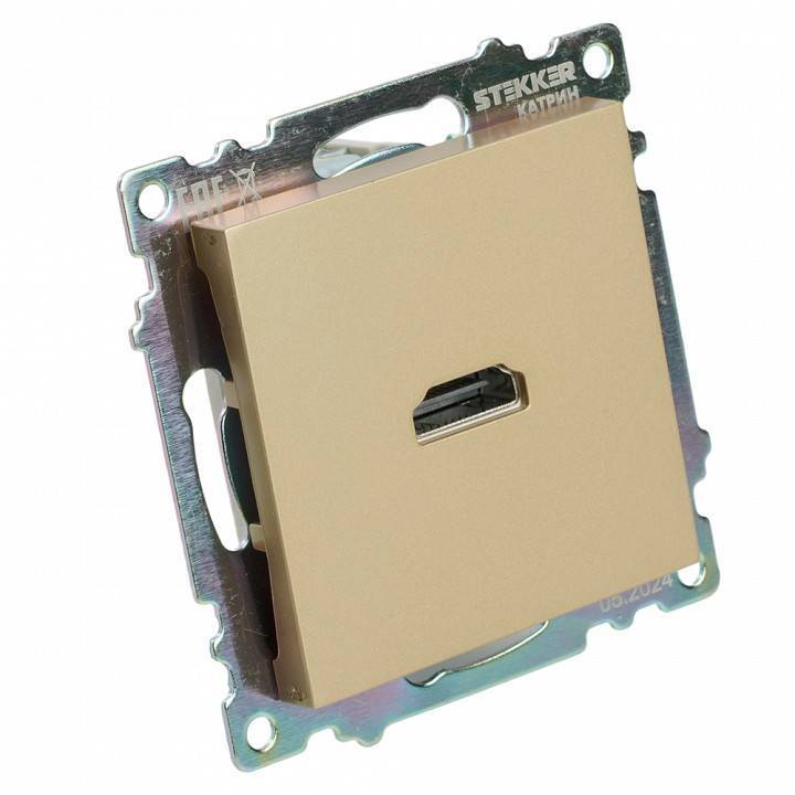 Розетка HDMI без рамки Stekker Катрин 50060