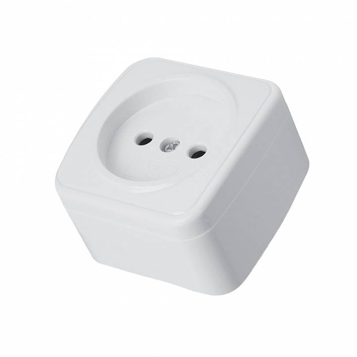 Розетка без заземления Stekker Basic 50074