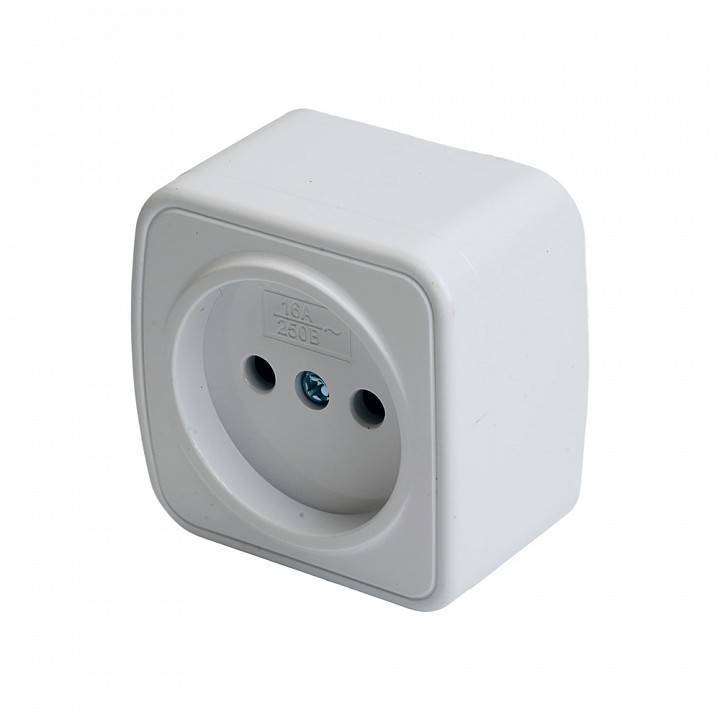 Розетка без заземления Stekker Basic 50074