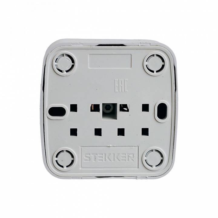 Розетка без заземления Stekker Basic 50074