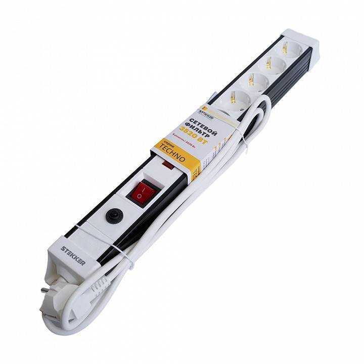 Сетевой фильтр Stekker Techno 50151