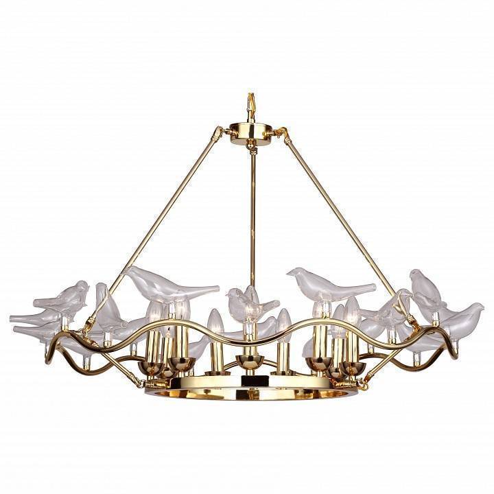 Подвесная люстра Favourite Pajaritos 9 ламп 1750-9P