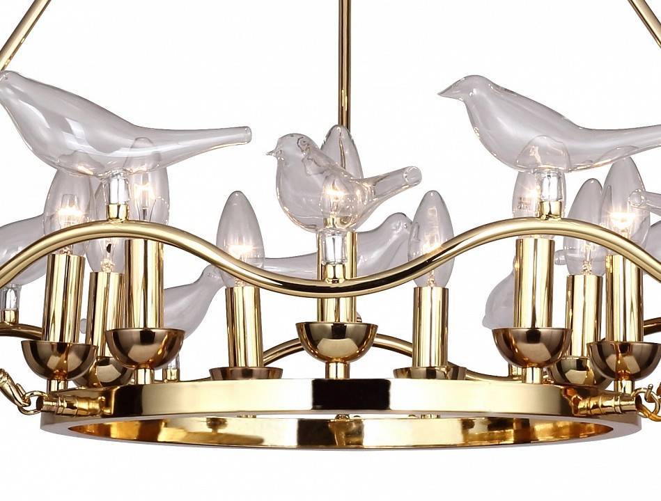 Подвесная люстра Favourite Pajaritos 9 ламп 1750-9P