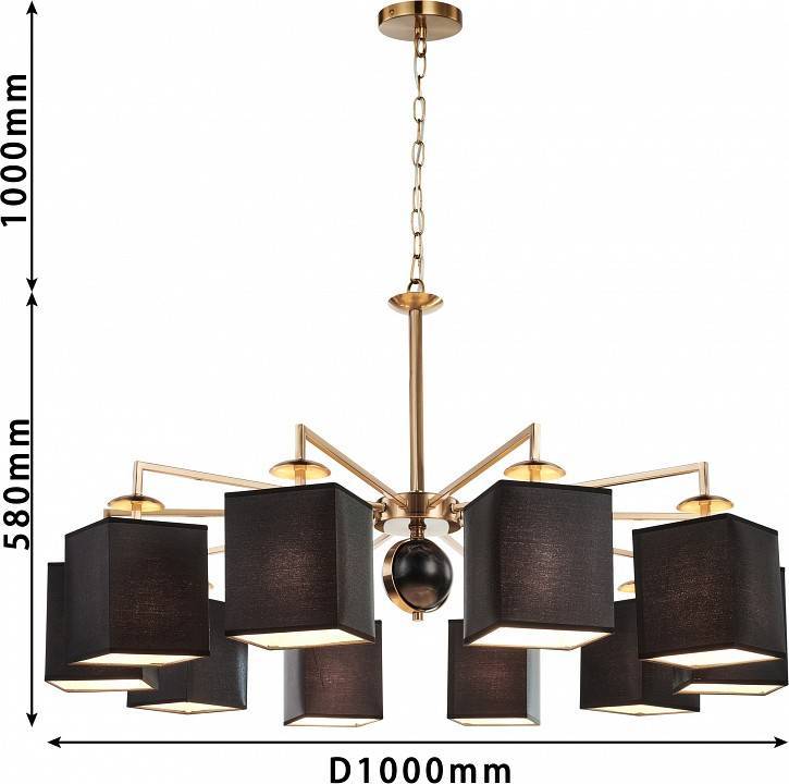 Подвесная люстра Favourite Diva 10 ламп 2822-10P