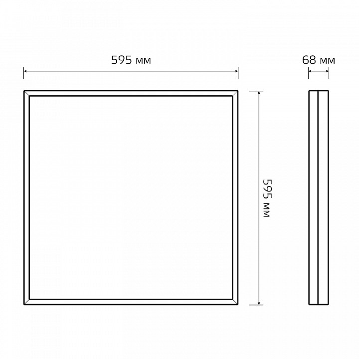 Светильник светодиодный Gauss MiR 35 Вт 4000 К G1-A0-00070-01G02-5403540