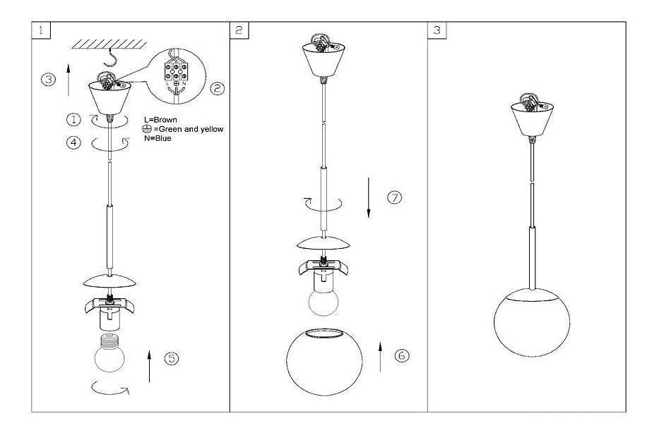 Подвесной светильник Globo Balla 1584