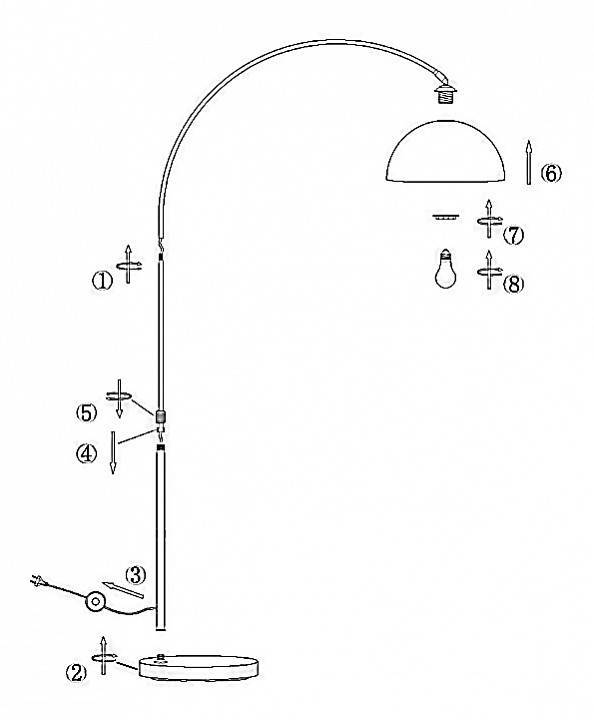Торшер Globo Newcastle 58227C