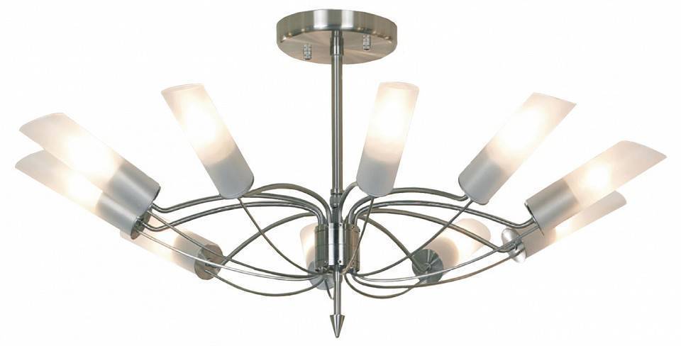 Люстра на штанге Lussole Lano 10 ламп GRLSA-2813-10