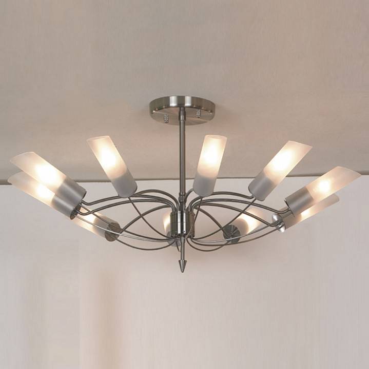 Люстра на штанге Lussole Lano 10 ламп GRLSA-2813-10