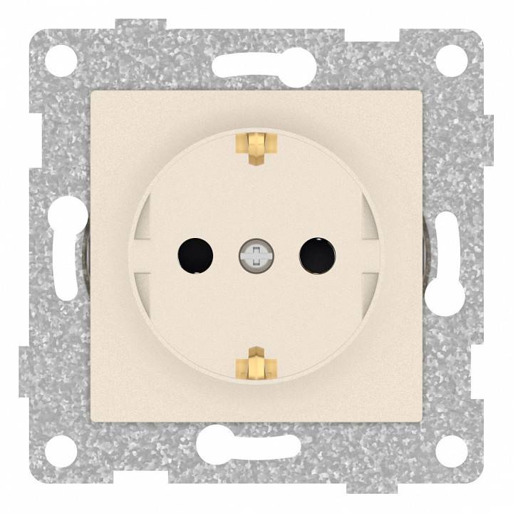 Розетка с заземлением и со шторкой, без рамки Gusi Electric UGRA С11Р4-003