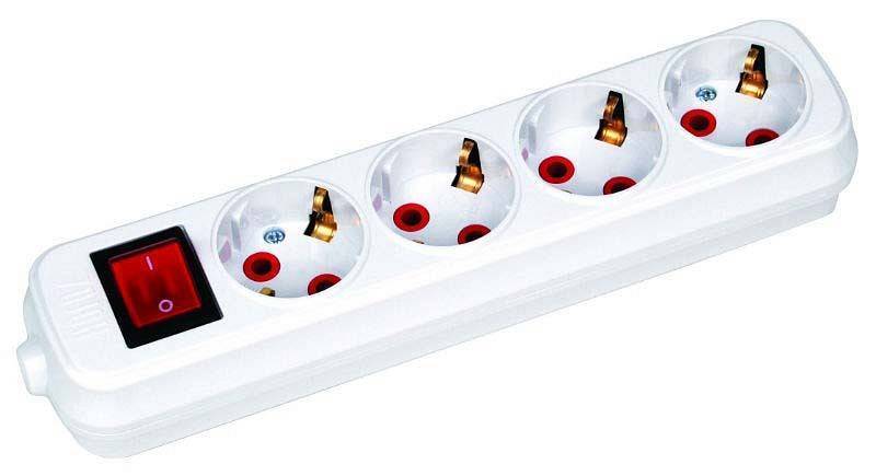 Удлинитель с выключателем Horoz Electric 3 розетки 2 м 200-403-402