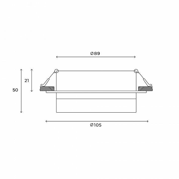 Встраиваемый светильник Hesby Lighting Nimbus HSBL_0129