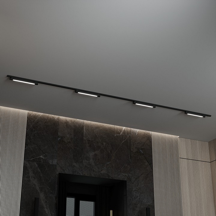 Комплект трековый Hesby Lighting №1 однофазная накладная Skylite HSBL_kompl_S001_NI4B3K