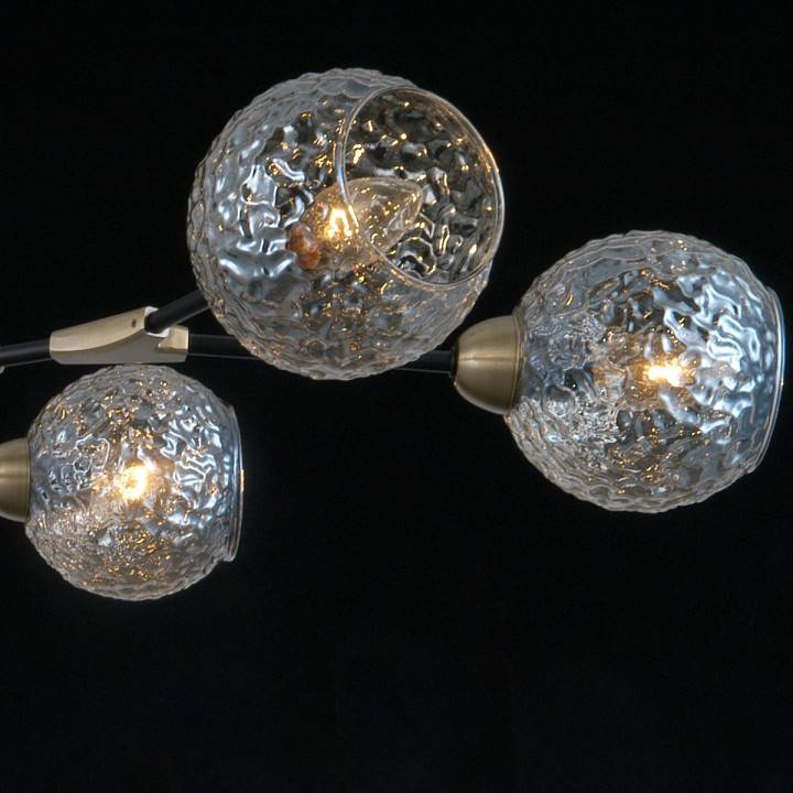 Люстра на штанге ILLUMICO  IL0253-6CSQ-79 BK AB