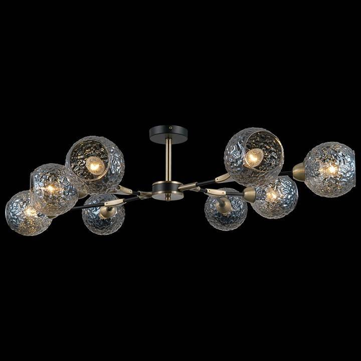 Люстра на штанге ILLUMICO  IL0253-8CSQ-79 BK AB