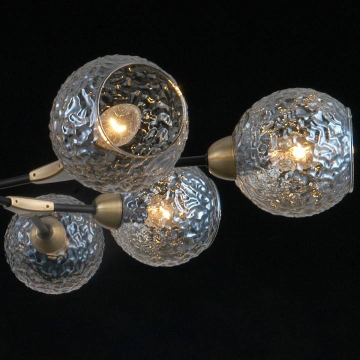 Люстра на штанге ILLUMICO  IL0253-8CSQ-79 BK AB