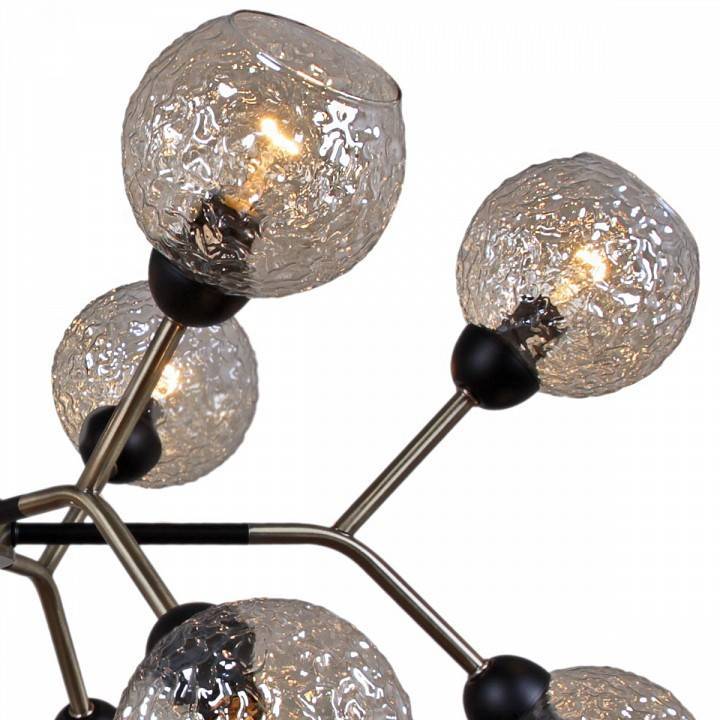 Люстра на штанге ILLUMICO IL0268-12PSQ-79 BK AB