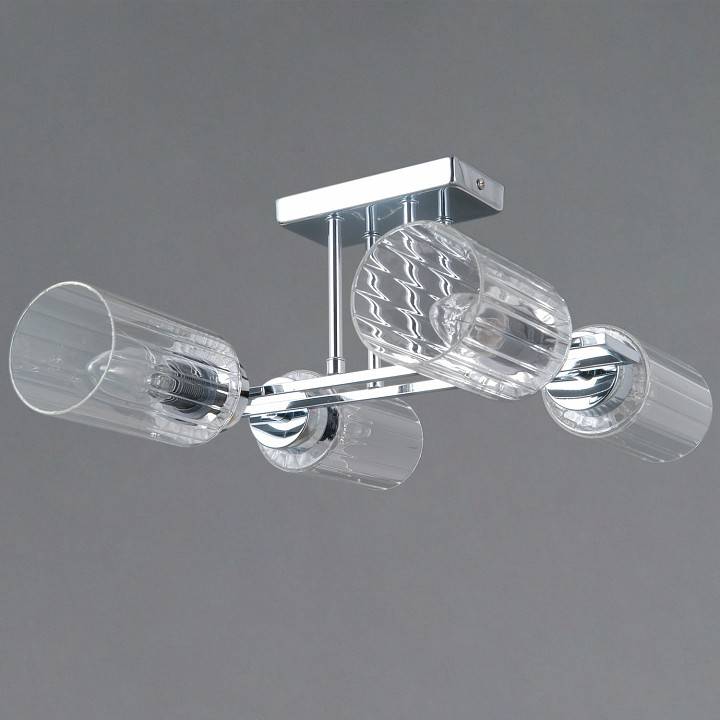 Люстра на штанге ILLUMICO NAPLES IL0780-4CSQ-25 CR NAPLES