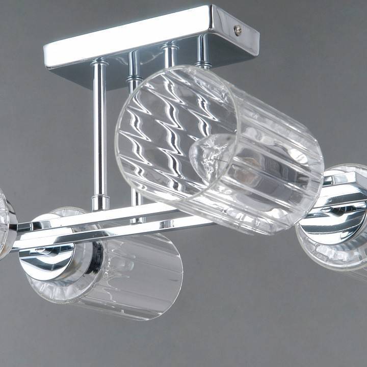 Люстра на штанге ILLUMICO NAPLES IL0780-4CSQ-25 CR NAPLES