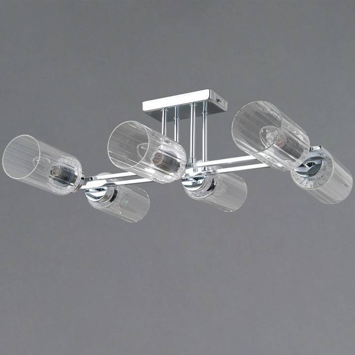 Люстра на штанге ILLUMICO NAPLES IL0780-6CSQ-25 CR NAPLES