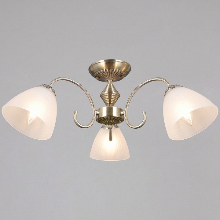 Люстра на штанге ILLUMICO  IL0897-3CSQ-26 AB ELITE