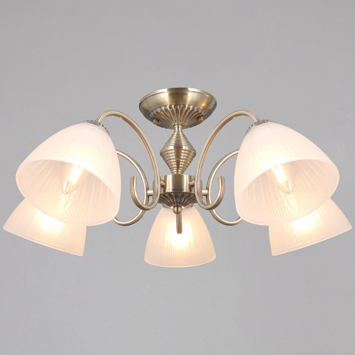 Люстра на штанге ILLUMICO  IL0897-5CSQ-26 AB ELITE