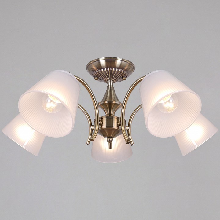 Люстра на штанге ILLUMICO  IL0910-5CSQ-26 AB ELITE