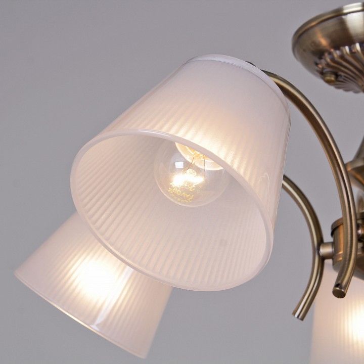 Люстра на штанге ILLUMICO  IL0910-5CSQ-26 AB ELITE