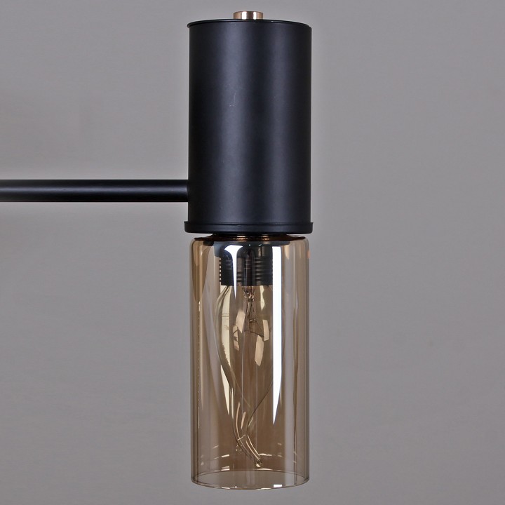 Люстра на штанге ILLUMICO IL1295-6PPA-79 BK GD