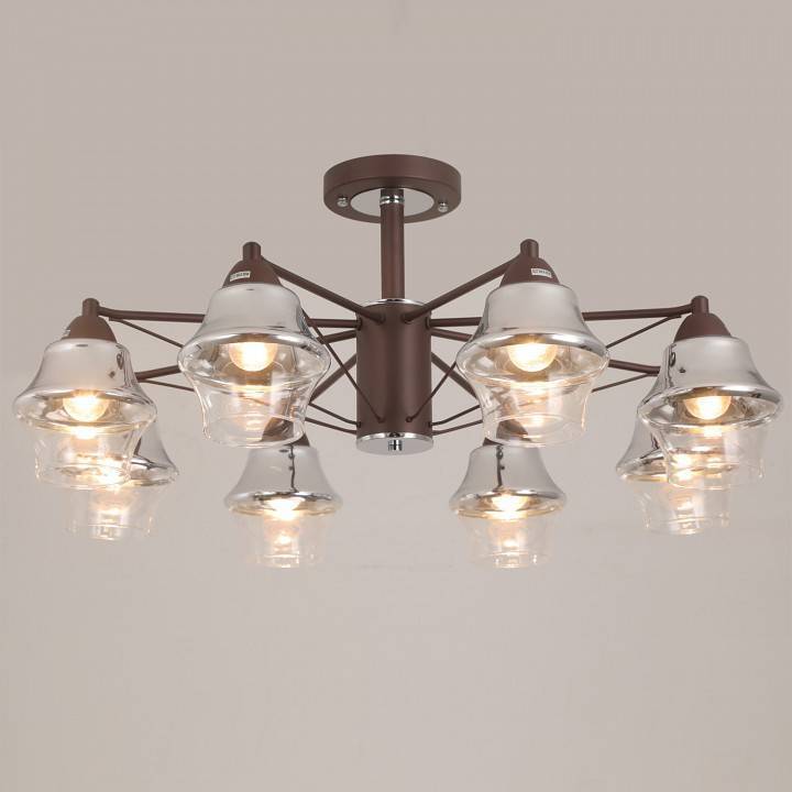 Люстра на штанге ILLUMICO IL1303-8CPA-19 CF CR