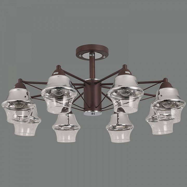 Люстра на штанге ILLUMICO IL1303-8CPA-19 CF CR