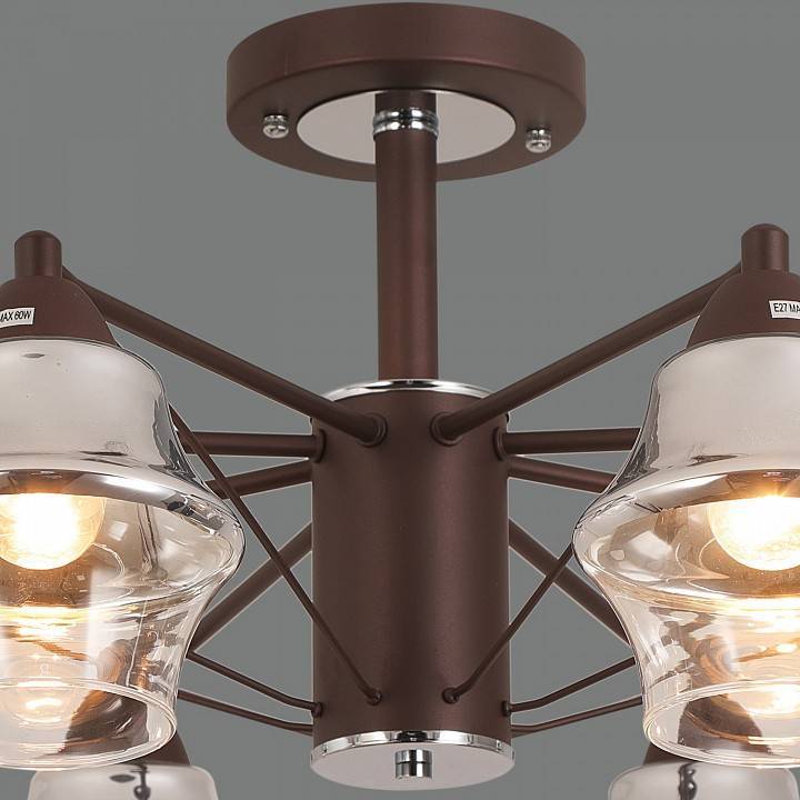 Люстра на штанге ILLUMICO IL1303-8CPA-19 CF CR