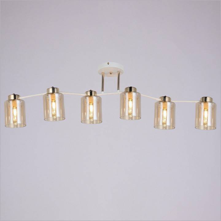 Светильник на штанге ILLUMICO  IL6111-6COU-79 WH GD Qui